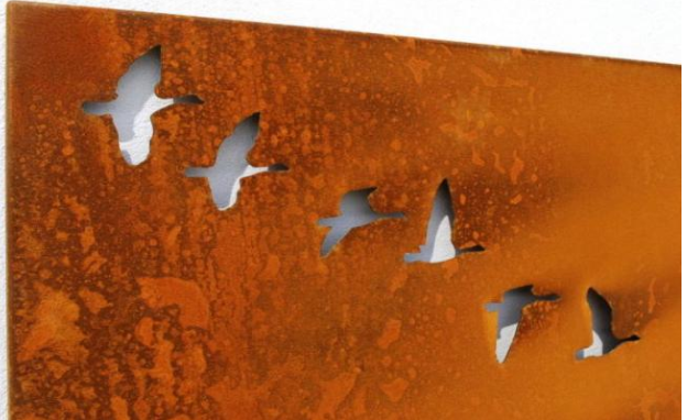 Het industriële van het de Ganzenmetaal van de Huisdecoratie van de Muurcorten van het het Staalmetaal Art. van de de Vogelsmuur