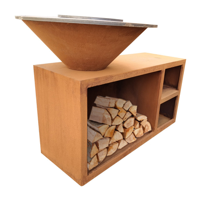 Outdoor Koken Bbq Grill Tuin Patio Cortenstaal Outdoor Bbq Grills