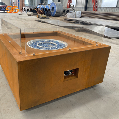 Outdoor Roestig Corten Verwering Staal Vuurplaats OEM ODM