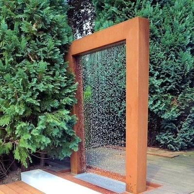 De aangepaste Pool van het het Staalwater van Tuincorten met Regengordijn