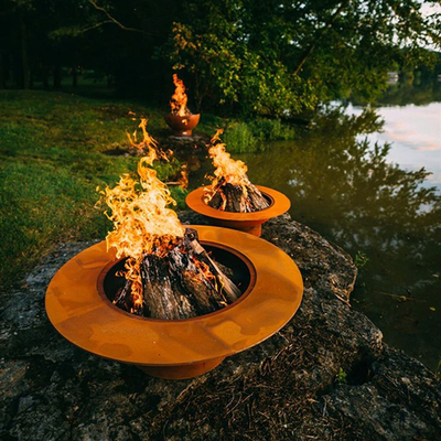 550mm1500mm Corten van de de Lijsttuin van de Staalbrand het Staal Firepit Prerusted