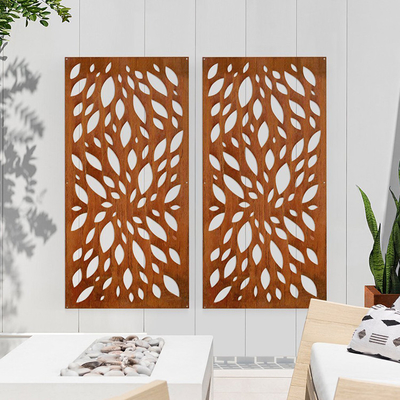 Kunst Decoratieve Metalen Tuinproducten Cortenstaal Privacypanelen Weerbestendig