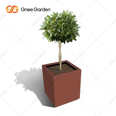 Van de het Metaaltuin van het Cortenstaal Kleurenvak van de de Planters het Openluchtroest