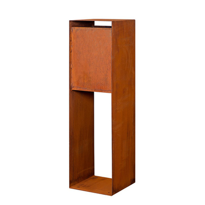 Van het het Staalmetaal van Corten van het verweringsstaal van de het Pakketdaling de Doos Verticale Decoratief