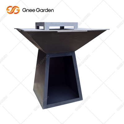 Bbq Rusty Corten Steel Fire Pits Met Log Store BBQ Gas Grill Outdoor BBQ Grill