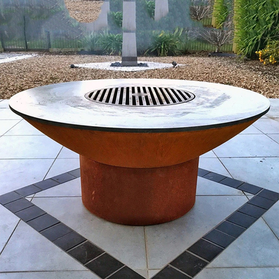 Grote Grootte 3mm dik Openlucht Kokende Grills met Cirkel Plancha