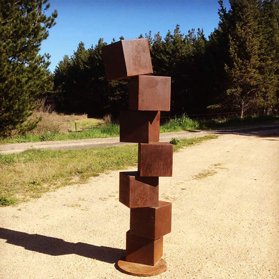 3mm van de Tuinbeeldhouwwerken van het Dikte het Grote Abstracte Rustieke Metaal Staal van Corten