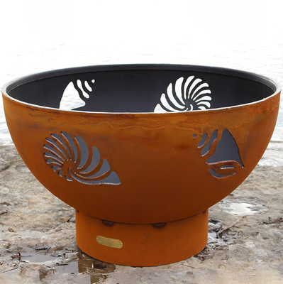 36 Duim roestte Corten-pre Staal Firepits Openlucht met Oxydepatina