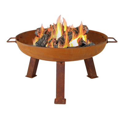 Openlucht van de het Staalbrand van Pit Wood Burning Garden Decorative Corten van de staalbrand de Kuilenkom