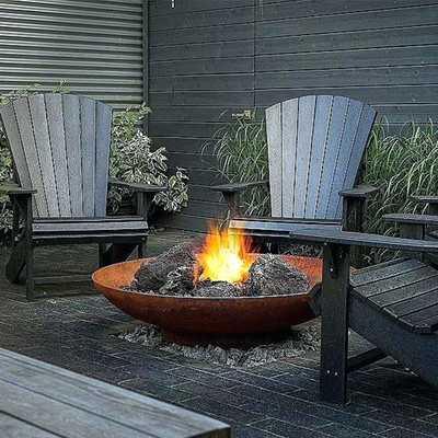 Nieuwe de Brandkuil van Ontwerprusty corten steel metal camping