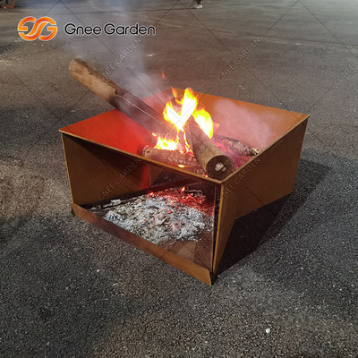 De nieuwe Kuil van de de Barbecuebrand van Ontwerprusty corten steel metal camping