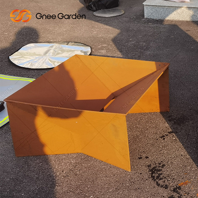 De nieuwe Kuil van de de Barbecuebrand van Ontwerprusty corten steel metal camping