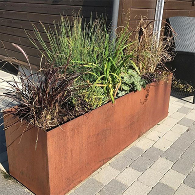 De leveranciers bloeien Potten van de het Metaalbloem van de Planterstuin de Decoratieve