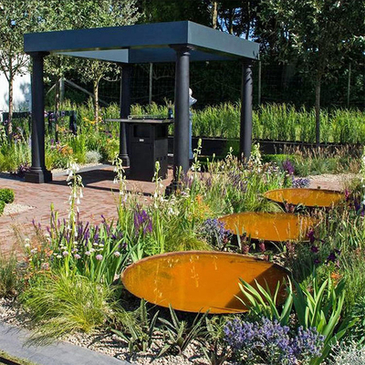 Kuil van de het Metaal de Houten Brandende Brand van het terrasstaal voor Tuin