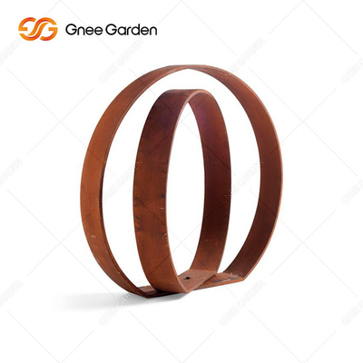 Het grote Openlucht 175cm Moderne Corten-Kunstwerk van het Staalbeeldhouwwerk met Vlotte Krommen