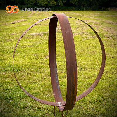 Het grote Openlucht 175cm Moderne Corten-Kunstwerk van het Staalbeeldhouwwerk met Vlotte Krommen