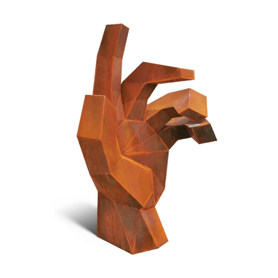 175cm Rusty Metal Garden Ornaments Corten Staalbeeldhouwwerk voor Parkdecoratie