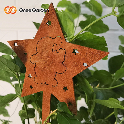 Het Grote Art Craft Corten Steel metaal Rusty Garden Ornaments Customizable Size van Ce
