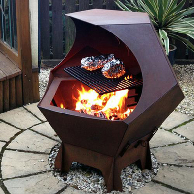 Cortenstaal Openlucht het Koken de Grillweerbestendigheid van de Grills Europese Barbecue
