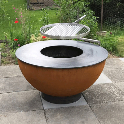 Roestvrije Rookloze Houten het Branden Firepit pre Doorstane Barbecuekoperslager