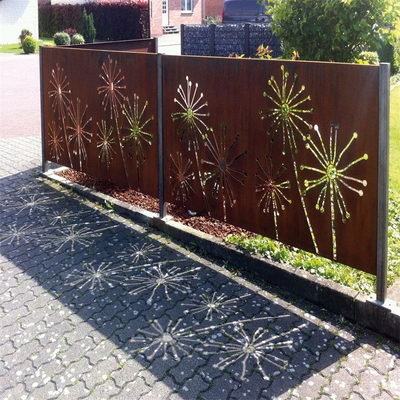 De gesneden Decoratieve Corten-de Schermencomités van de Staaltuin OEM ODM Dienst