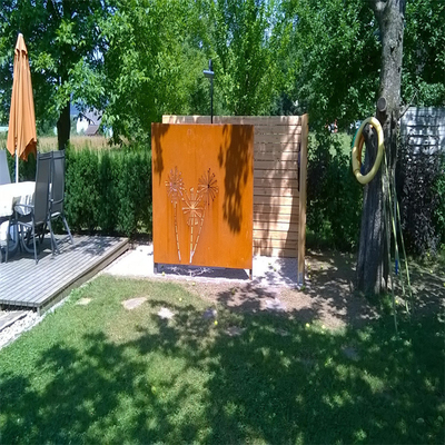 De gesneden Decoratieve Corten-de Schermencomités van de Staaltuin OEM ODM Dienst