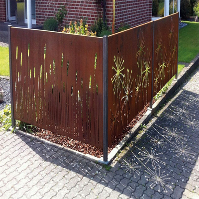 Het hoge van de Tuinproducten van het Starheidsmetaal Uitstekende Scherm van de het Staalprivacy van Corten