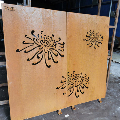 Custom Decor Metal Garden Products Cortenstaal Schermpanelen Weerbestendig