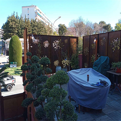 Custom Decor Metal Garden Products Cortenstaal Schermpanelen Weerbestendig