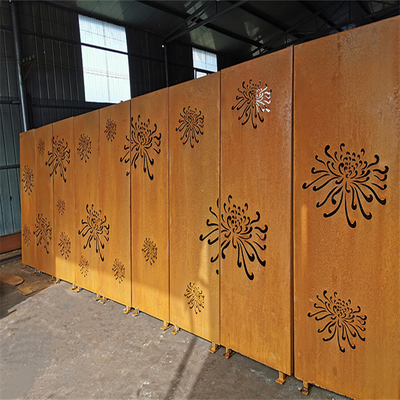 Custom Decor Metal Garden Products Cortenstaal Schermpanelen Weerbestendig