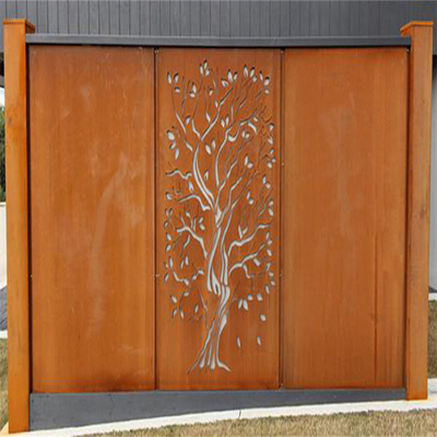 Van de het Metaaltuin van de rechthoekdecoratie van de Productencorten van de het Staaltuin het Schermomheining