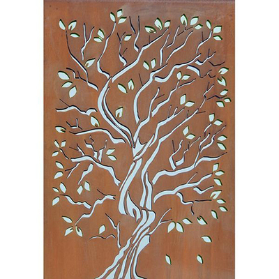 Van de het Metaaltuin van de rechthoekdecoratie van de Productencorten van de het Staaltuin het Schermomheining