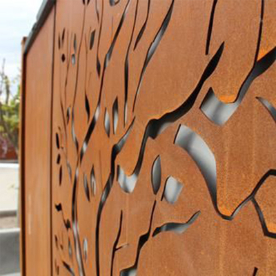 Van de het Metaaltuin van de rechthoekdecoratie van de Productencorten van de het Staaltuin het Schermomheining