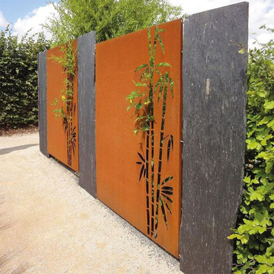 Voorgeroeste metalen tuinproducten Cortenstaal decoratieve panelen op maat gemaakt