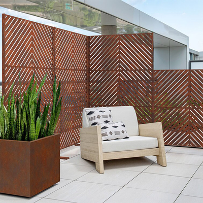 De klantgerichte Corten-Muur van de het Schermverdeling van de Staaltuin Prerusted
