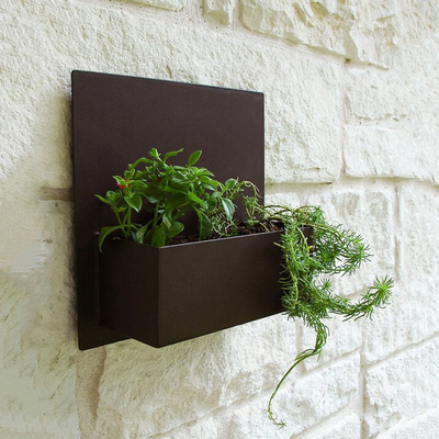 12 ″ X 20 ″ de Verticale Openluchtdoos van de het Staalplanter van de Metaalplanter Rechthoekige
