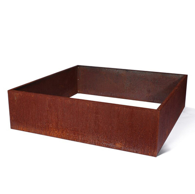TUV Corten Staal hief Geschilderde op de Douane van het Tuinbed 65l*65w*30h Cm