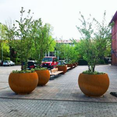 Dikte 1.5mm6.0mm Grote Lange van de Potten Lange Corten van de Metaalbloem het Staalplanter