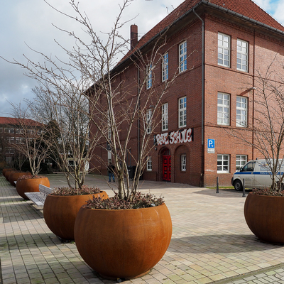 Dikte 1.5mm6.0mm Grote Lange van de Potten Lange Corten van de Metaalbloem het Staalplanter