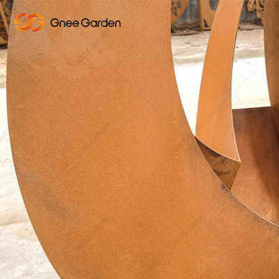 Rusty Red Modern Outdoor Metal-het Staalplanters van Planters Klantgerichte Corten