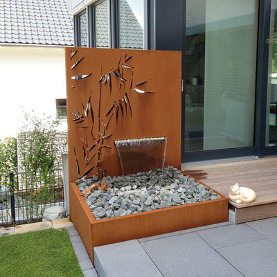 1500x1000x600mm sneed de Rustieke Corten Fontein van het Staalwater met Laser het Schermcomité