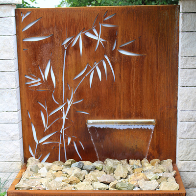 1500x1000x600mm sneed de Rustieke Corten Fontein van het Staalwater met Laser het Schermcomité