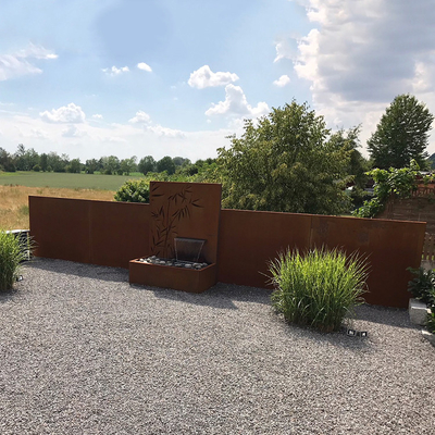 SGS Openlucht van de Ornamentencorten van de Metaaltuin van de het Staalvijver het Watereigenschap Rusty Red