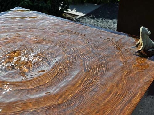 1100mm de Vierkante van de Ornamentencorten van de Metaaltuin Eigenschap van het het Staalwater