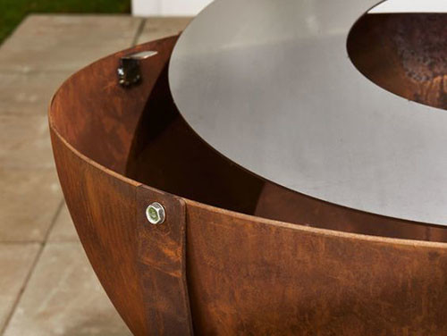 1200mm Dia Charcoal Buring Outdoor Cooking de Goedkeuring van Grillsce