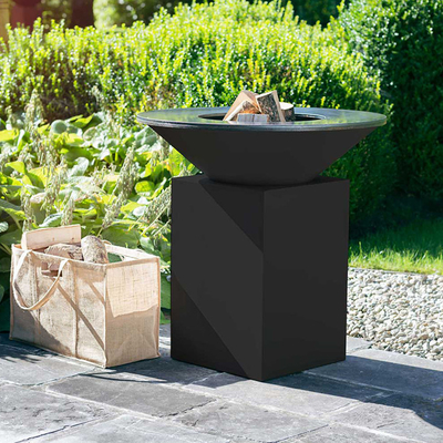 BBQ Vuurschaal Cortenstaal Met Grillring Outdoor Camping