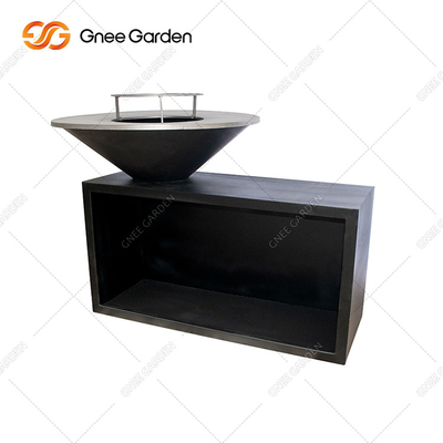 Modulaire Corten-Staal Openlucht Kokende Grills 3mm Dikte Elektronische Ontsteking