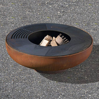 OEM het Staal van de Dienstcorten het Openlucht het Koken Grills Houten Branden