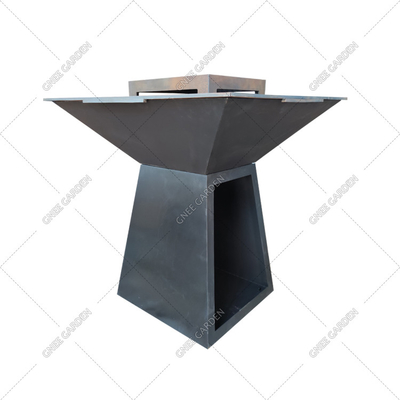 Bbq Rusty Corten Steel Fire Pits Met Log Store BBQ Gas Grill Outdoor BBQ Grill
