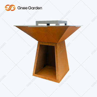 Cortenstaal Cooktop Grill Fire Pit Outdoor BBQ aanpassen